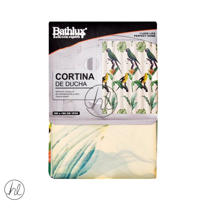 Printed Shower Curtain ABY-5103 Flamingo 180x180cm