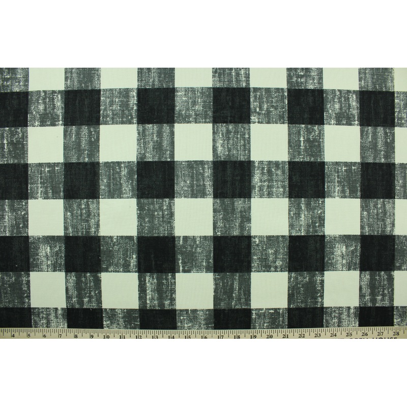 Richloom  Sack Buffalo Plaid in Black