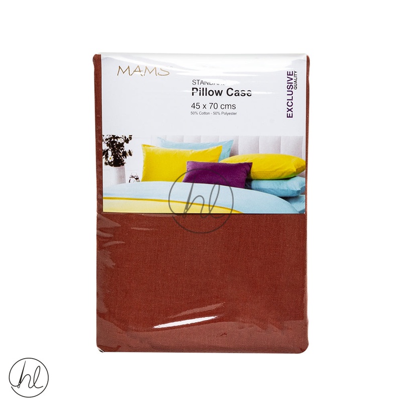 Standard Pillow Cases Rust 45x70cm