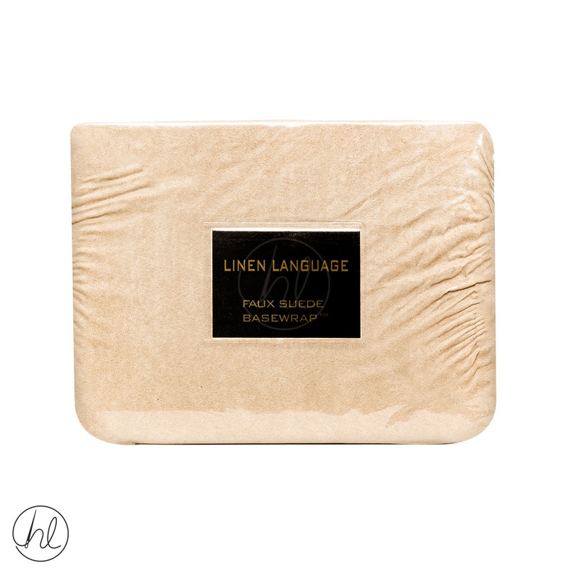 Base Cover Suede Beige Double