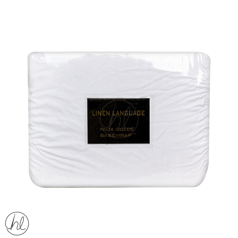 Base Cover Suede White Double