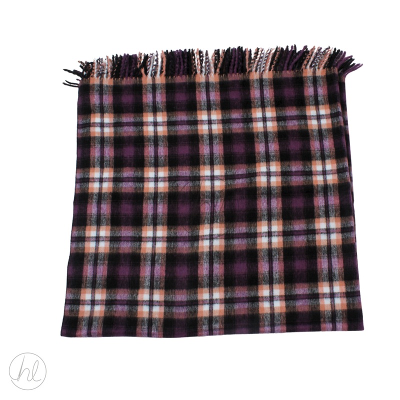 BLANKET ARANDA TOP CHECK PURPLE FREE 1