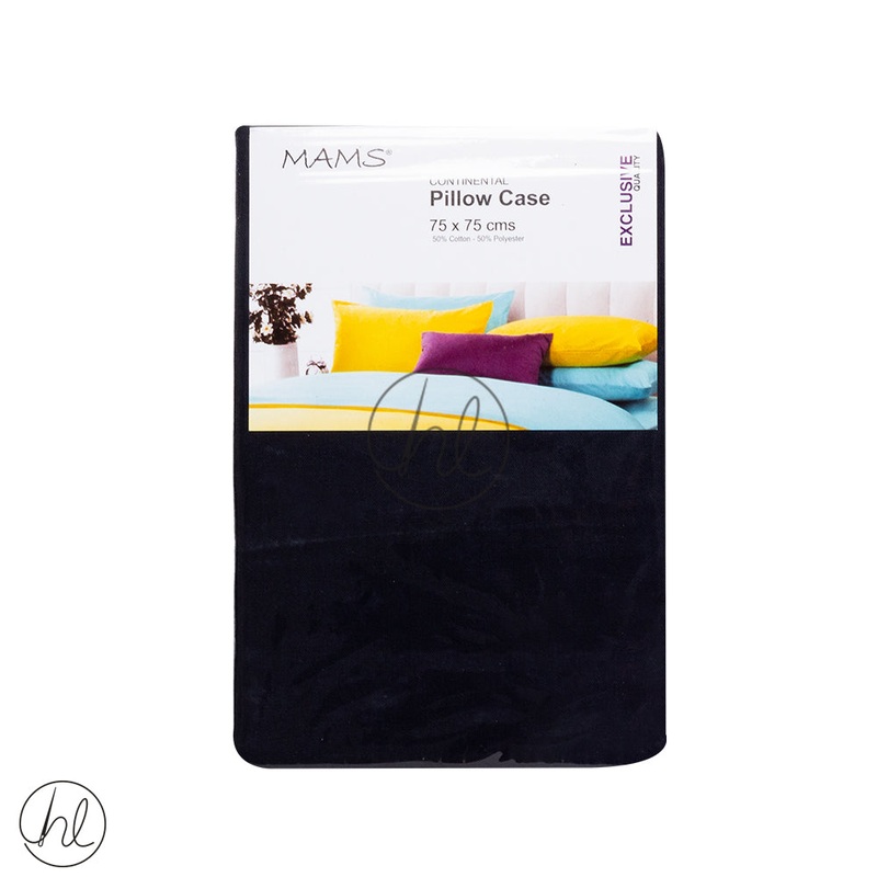 Continental Pillow Cases Navy 75x75cm