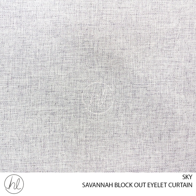 EYELET READY-MADE CURTAIN SAVANNAH BLOCK OUT SKY 225X220CM