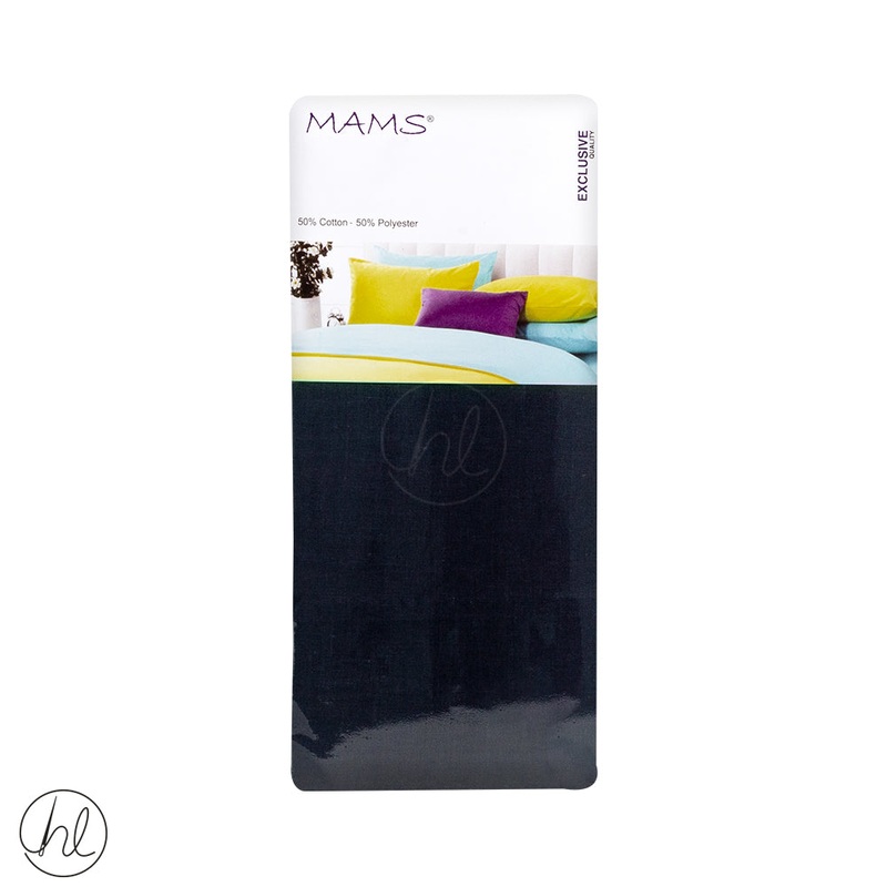 FITTED SHEET EXTRA DEPTH NAVY 3/4