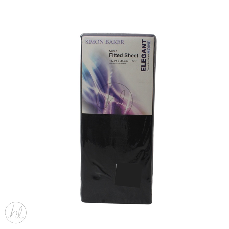 FITTED SHEET X L&D BLACK QUEEN 1
