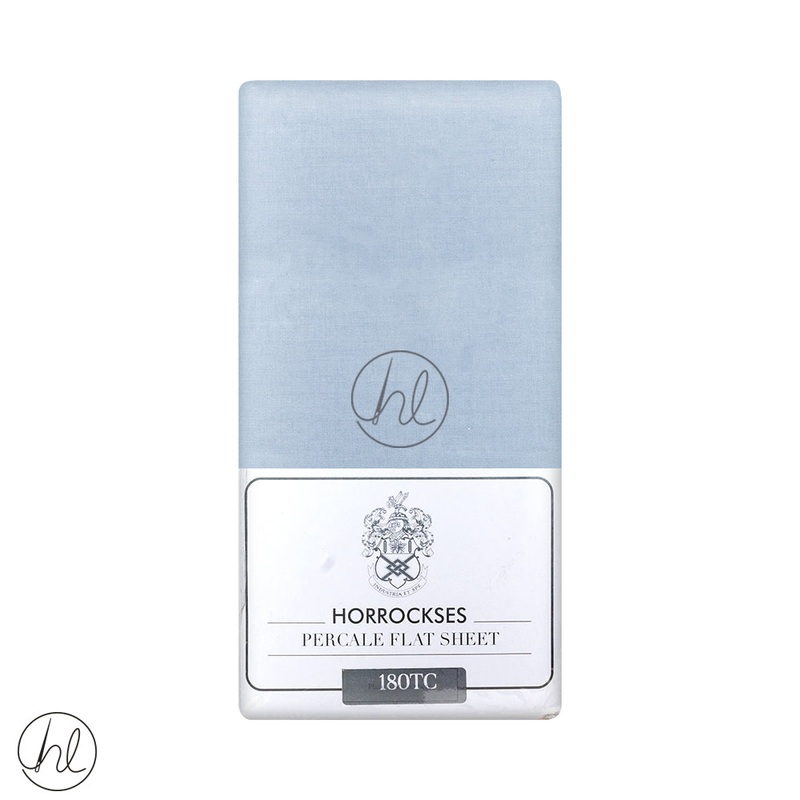 Horrockses Flat Sheet 180T Duck Egg 3/4