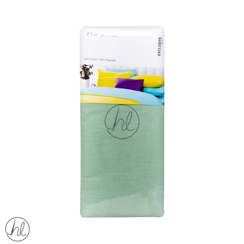 Polycotton Fitted Sheet Extra Depth Fern Green Double