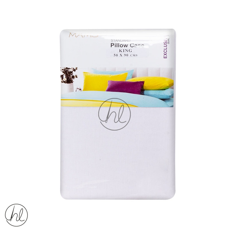 Standard King Pillow Cases LP White 50x90cm