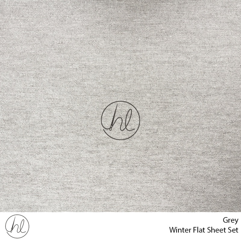 Winter Flat Sheet (LS) (Grey) (Queen)
