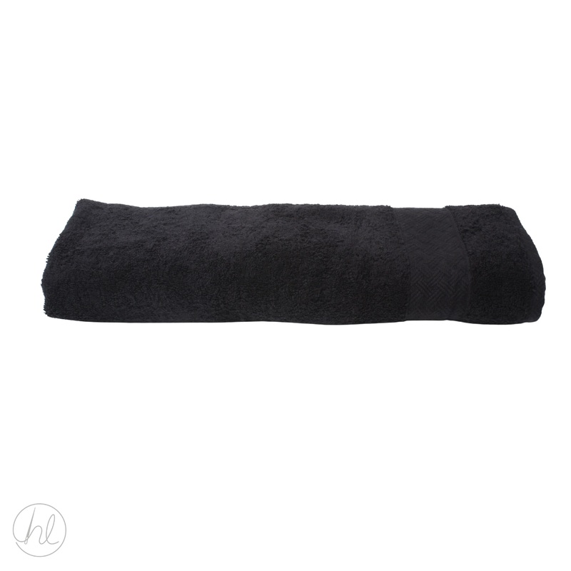 BATH TOWEL INDULGENCE BLACK FREE 1
