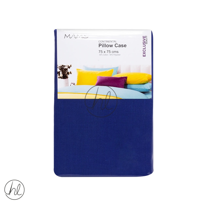 Continental Pillow Cases Royal 75x75cm