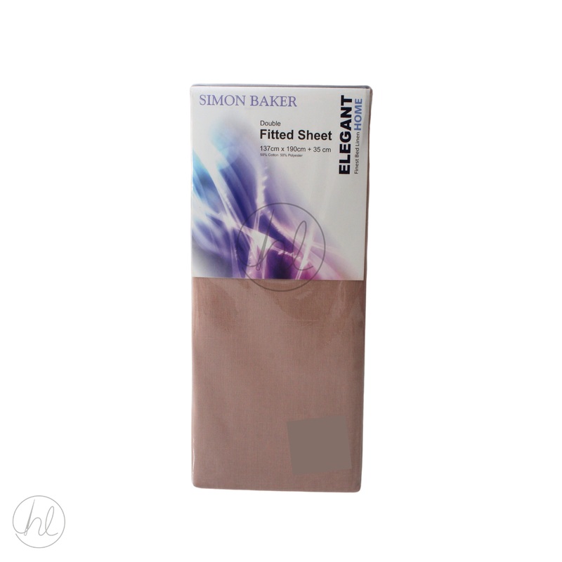 FITTED SHEET CAPUCCINO DBL 1