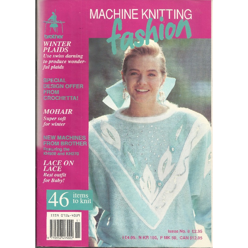 Machine Knitting Fashion Magazine by Brother; Issue #8, 46 projects; vintage