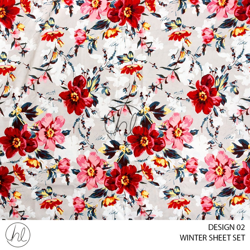 MICROFIBRE WINTER SHEET SETS DESIGN 11 KING