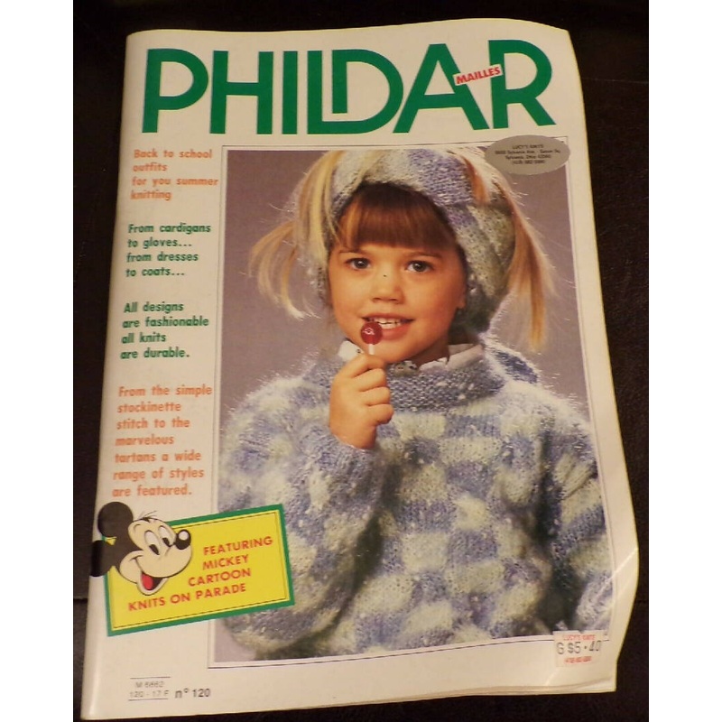 Phildar Mailles Magazine - Back To School Outfits, 1985 #120, 2nd Trimester.