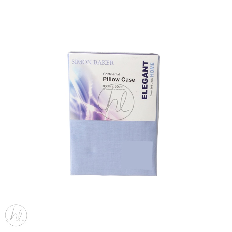 PILLOW CASES CONTI POLY CTTN SKY BLUE FREE 1