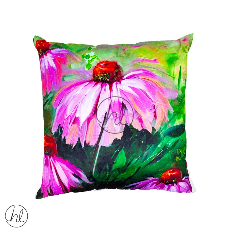 PRINTED SCATTER CUSHION DESIGN 07 PINK 60X60CM