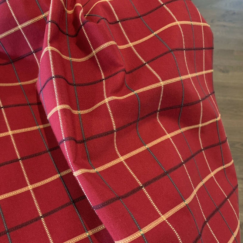 Red, Gold, Green and Black Natural - Yardage