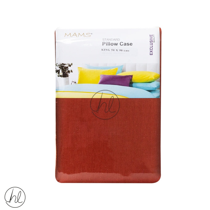Standard King Pillow Cases LP Rust 50x90cm