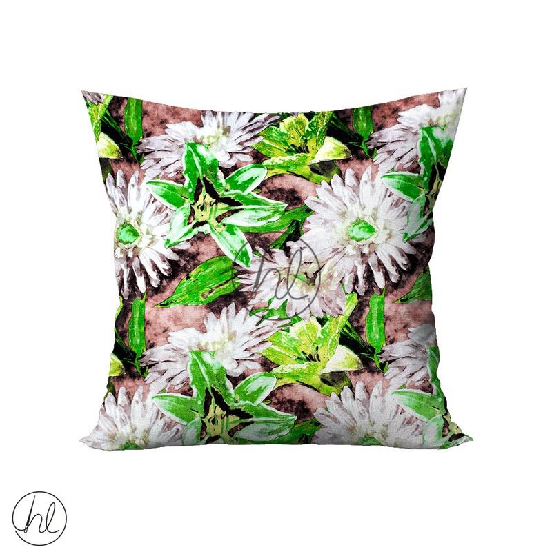 UPHOLSTERY SCATTER CUSHION ASSORTED GREEN 60X60CM