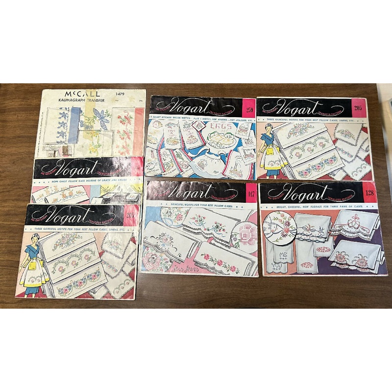 Vintage Vogart iron on transfers