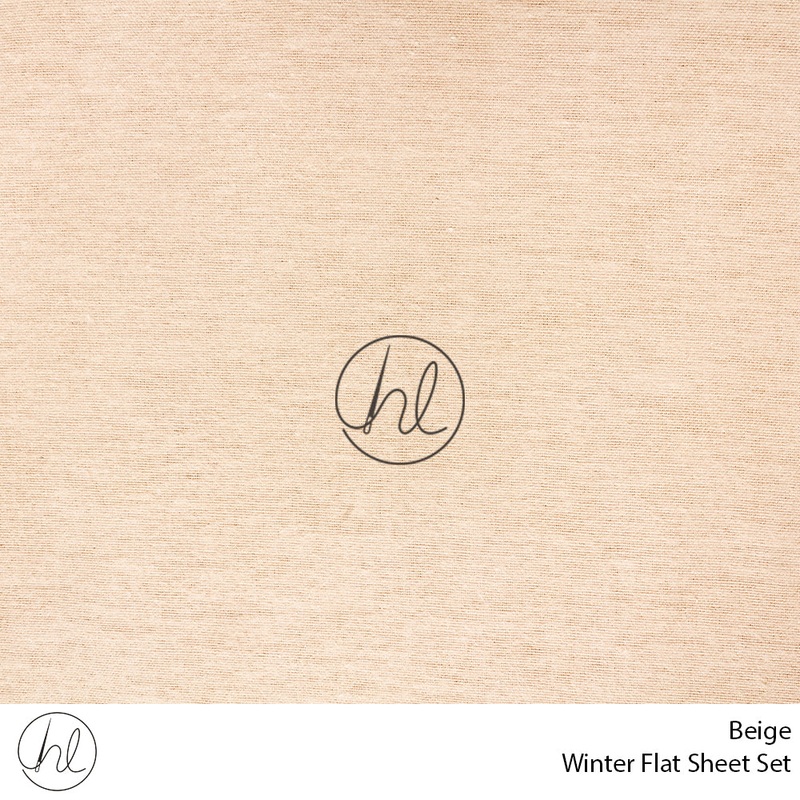 Winter Flat Sheet LS Beige King