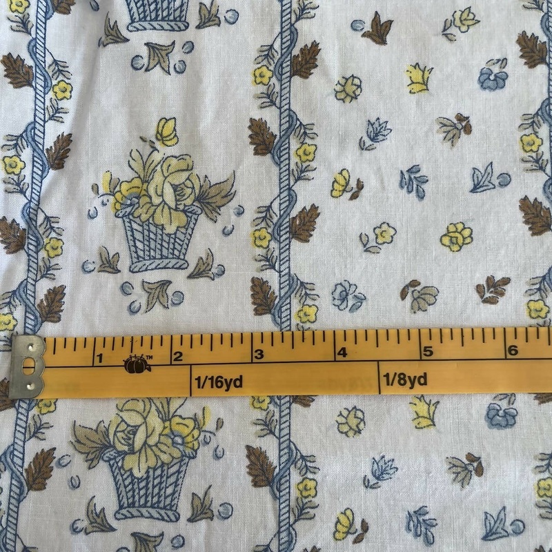 100% Cotton Schumacher Screen Print Wedgewood