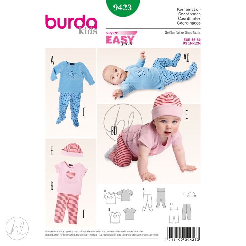 BURDA DRESS GREEN 1M-12M 9423
