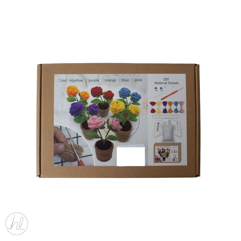 CROCHET SET 3D DIY DCS  YELLOW FREE