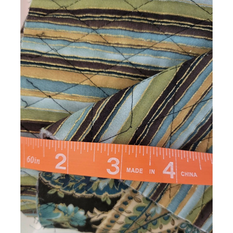 Double sided quilted fabric 1 yd + 35"