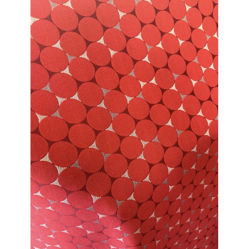HBF UPHOLSTERY Fabric 'ROUNDABOUT' Town, Red, By the Yard