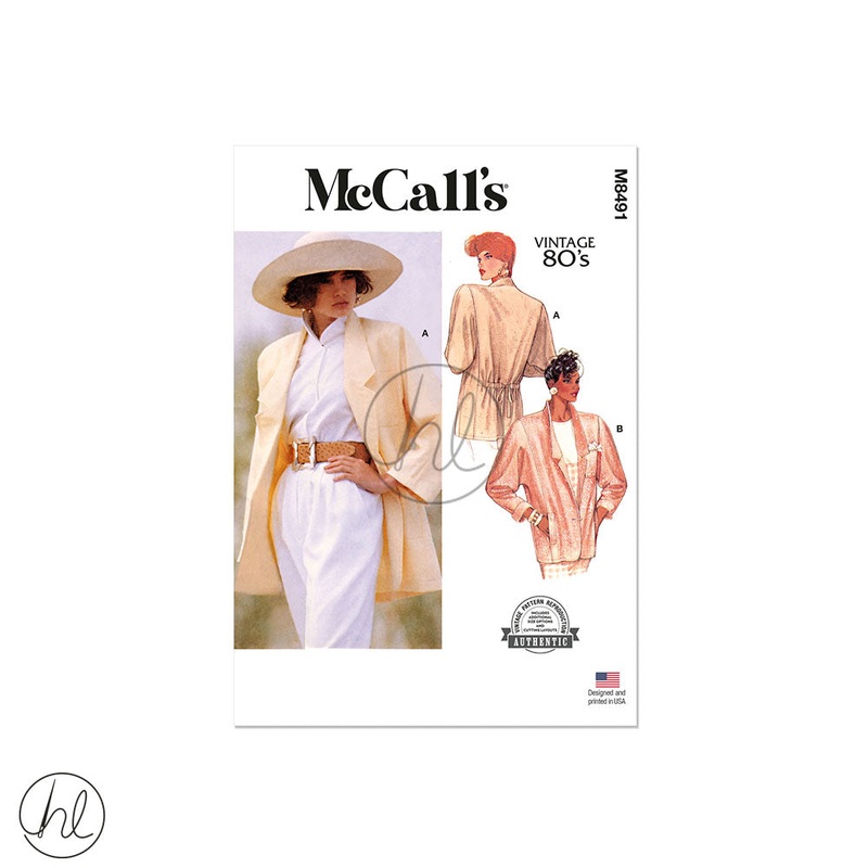 MCCALL'S PATTERN   M8491