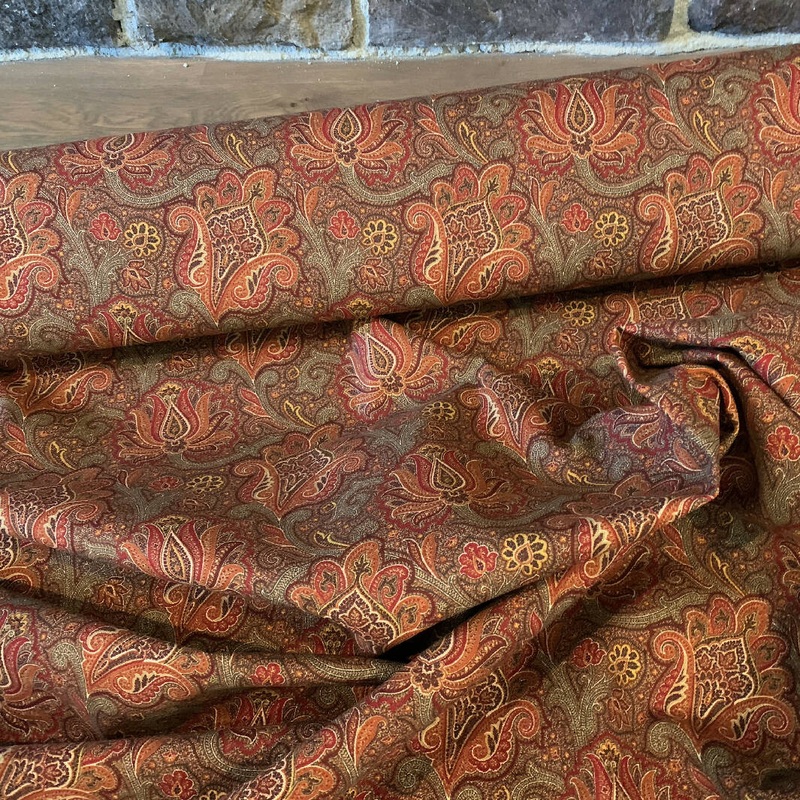 Rust Paisley - Yardage
