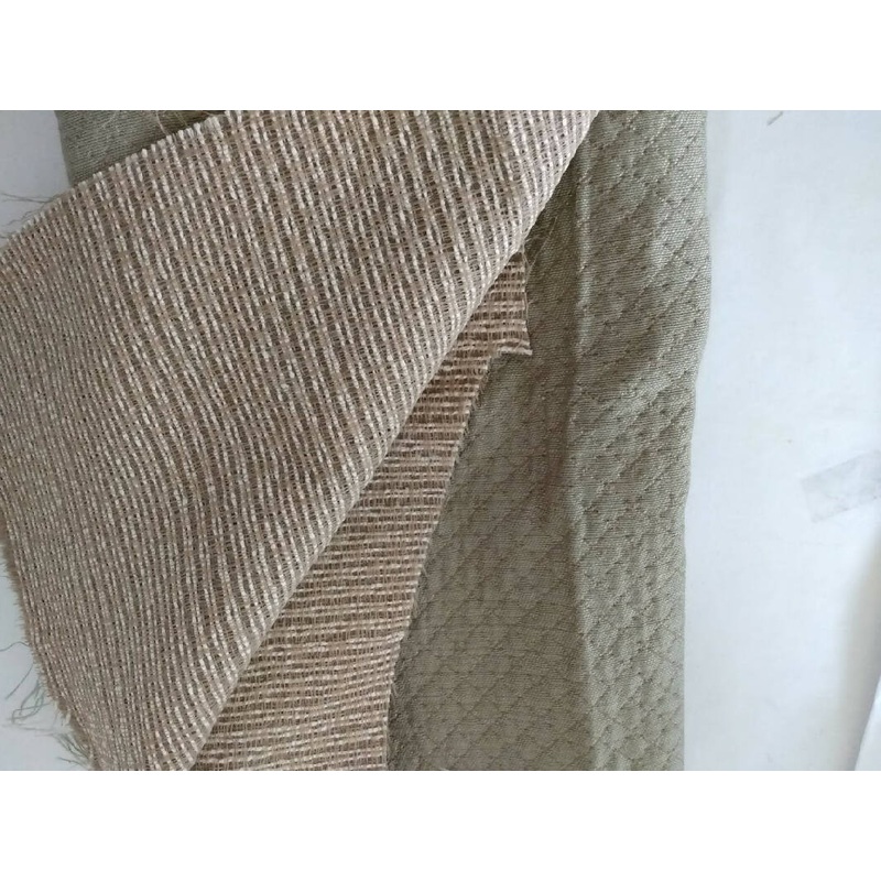 Sage Diamond Pattern Woven Remnant