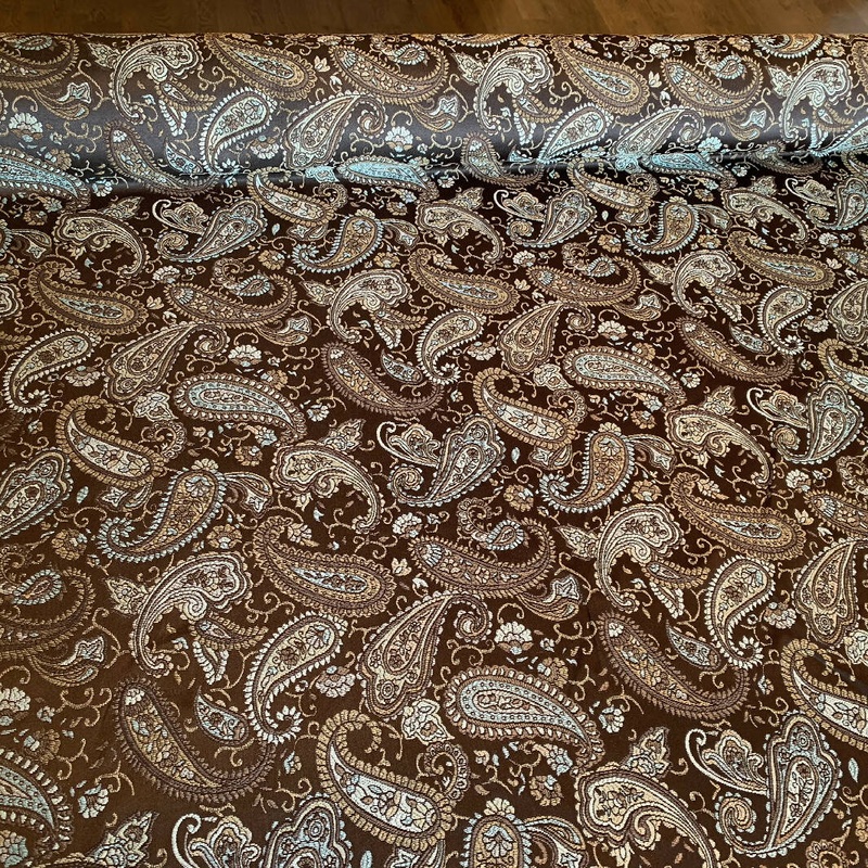 Tango Brown Paisley Synthetic Woven