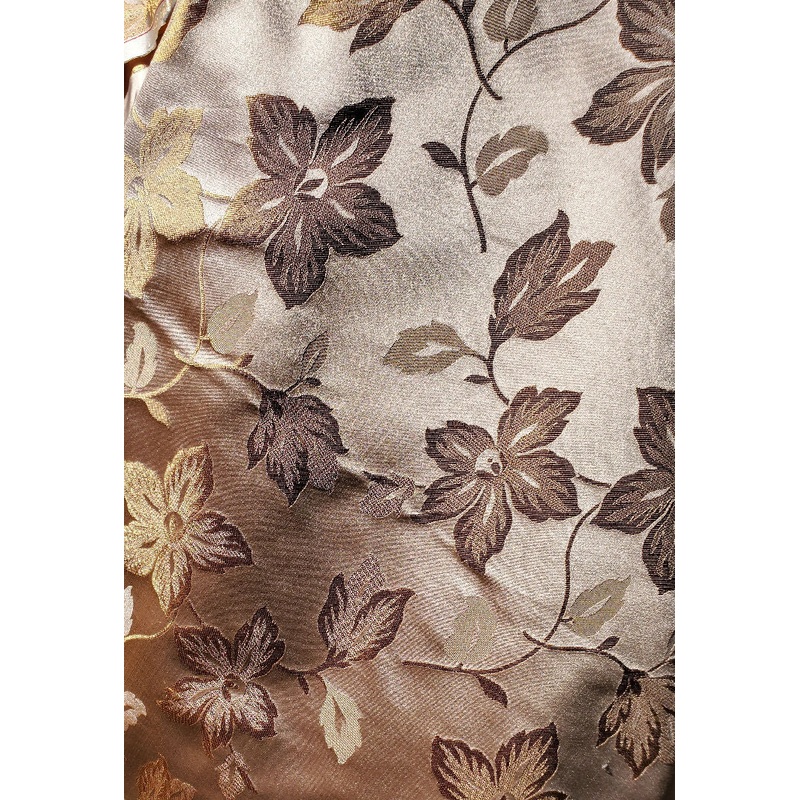 Vintage FOU WAH HK Upholstery Silk Brocade Remnant