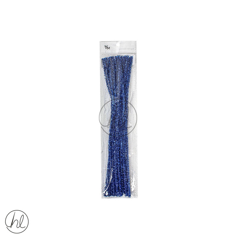 Chenille Sticks Mtlc 20IN Blue