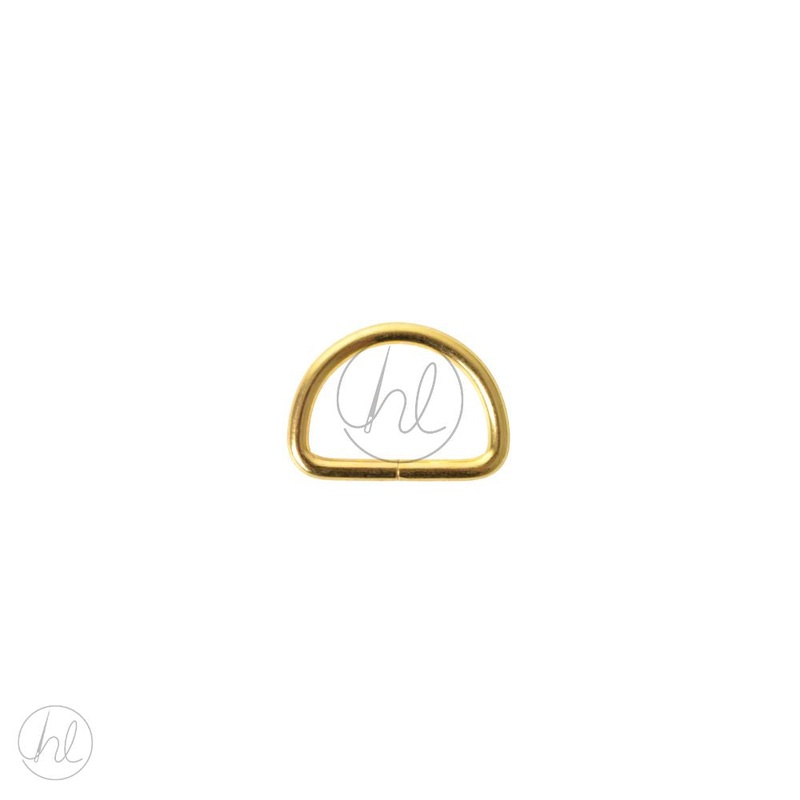 D-RING METAL  GOLD SML