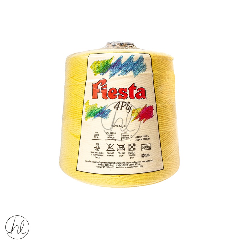 Fiesta 4Ply 500g Sunflower
