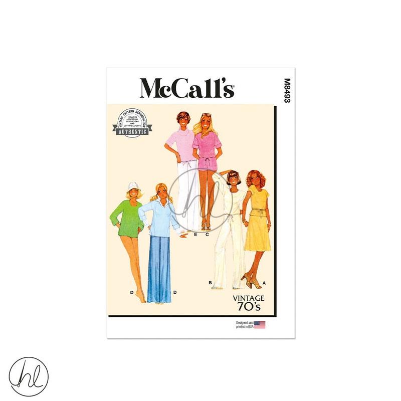 MCCALL'S PATTERN  M8493