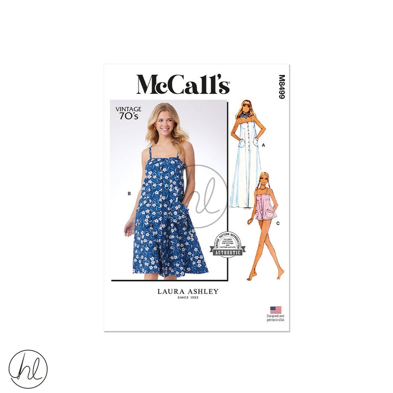 MCCALL'S PATTERN M8499