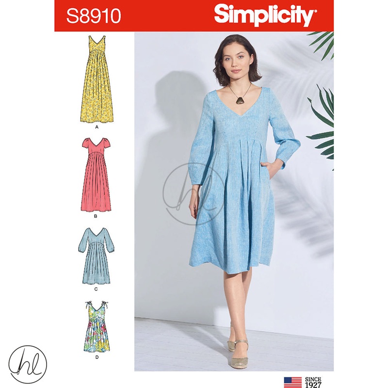 SIMPLICITY PATTERNS S8910