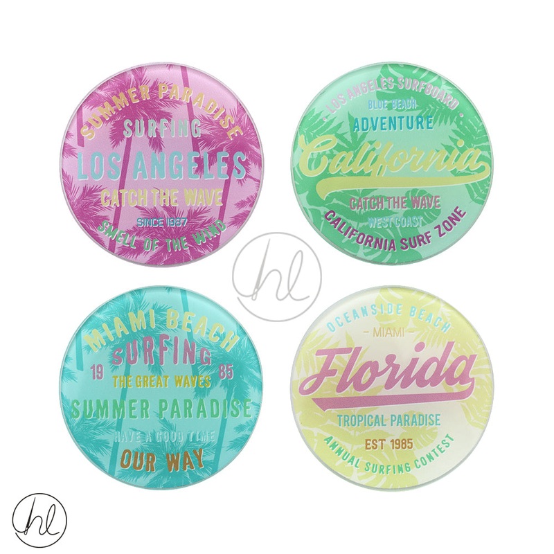4 PIECE COASTERS