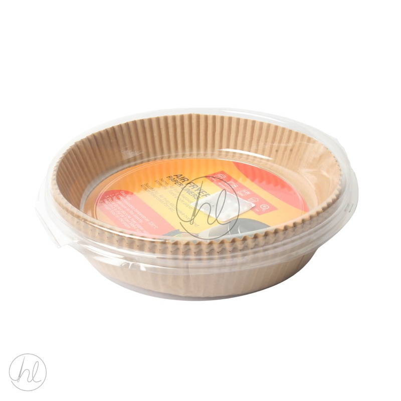 AIR FRYER PAPER LINERS ROUND BROWN FREE