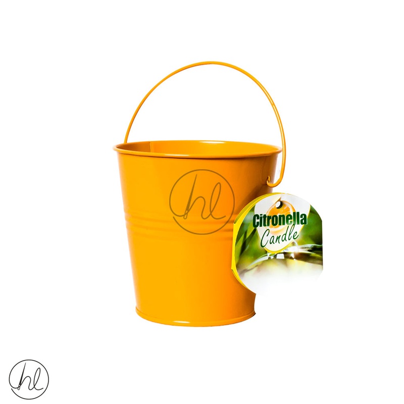 CITRONELLA BUCKET CANDLE 420000640 ORANGE