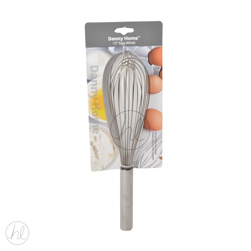 EGG WHISK 12 INCH S/STEEL FREE