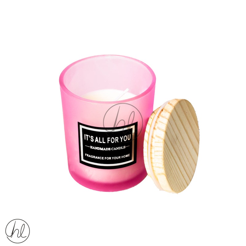 HANDMADE SCENTED CANDLE ABY-4345 PINK