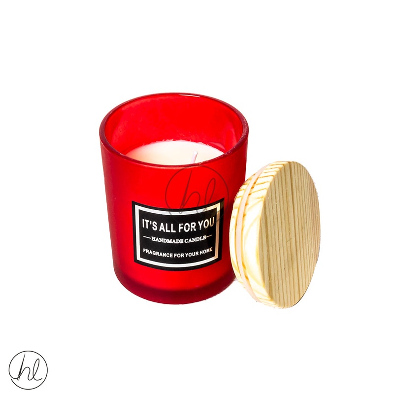 HANDMADE SCENTED CANDLEABY-4345 RED