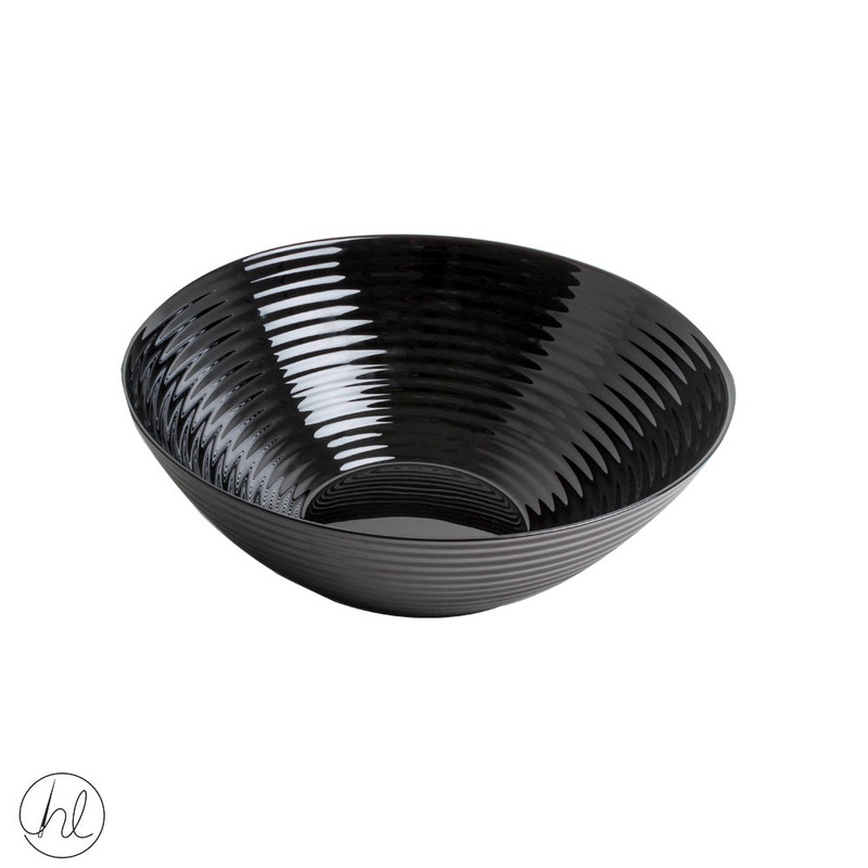 HARENA LUMINARC SALAD BOWL BLACK 39989